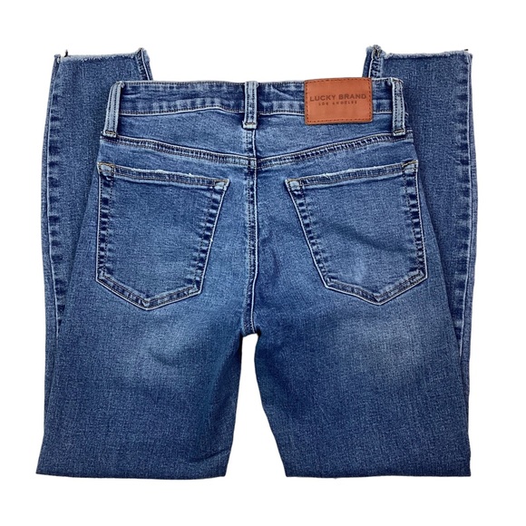 Lucky Brand Bridgette High Rise Skinny Button-fly Jeans Blue - Picture 7 of 16